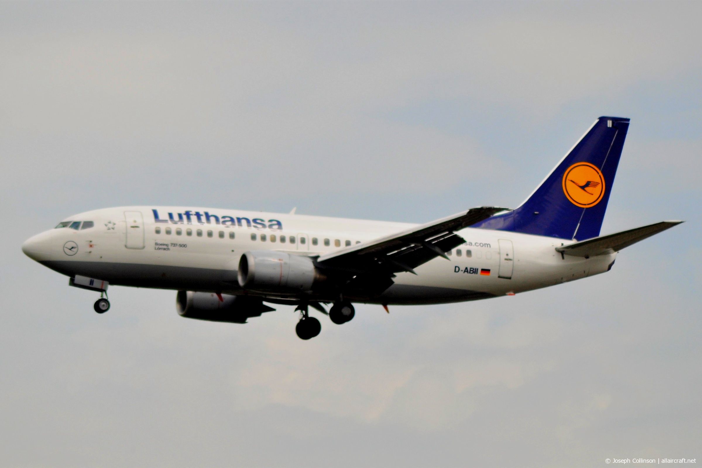 D-ABII · Boeing 737-530 · (LHR / EGLL)