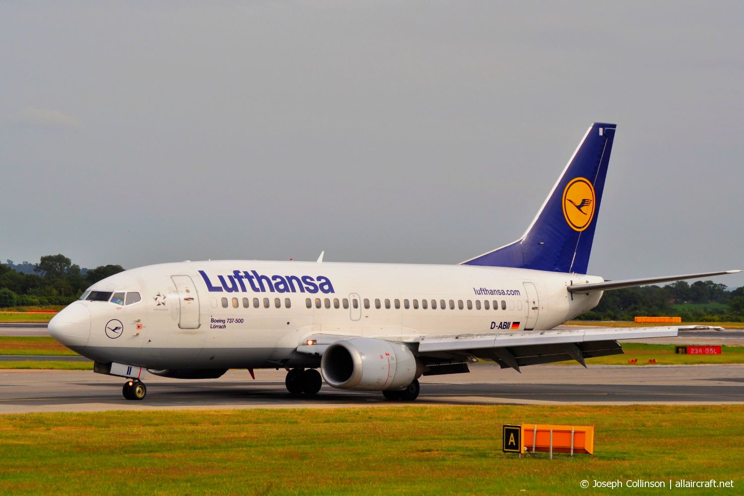 D-ABII · Boeing 737-530 · (MAN / EGCC)