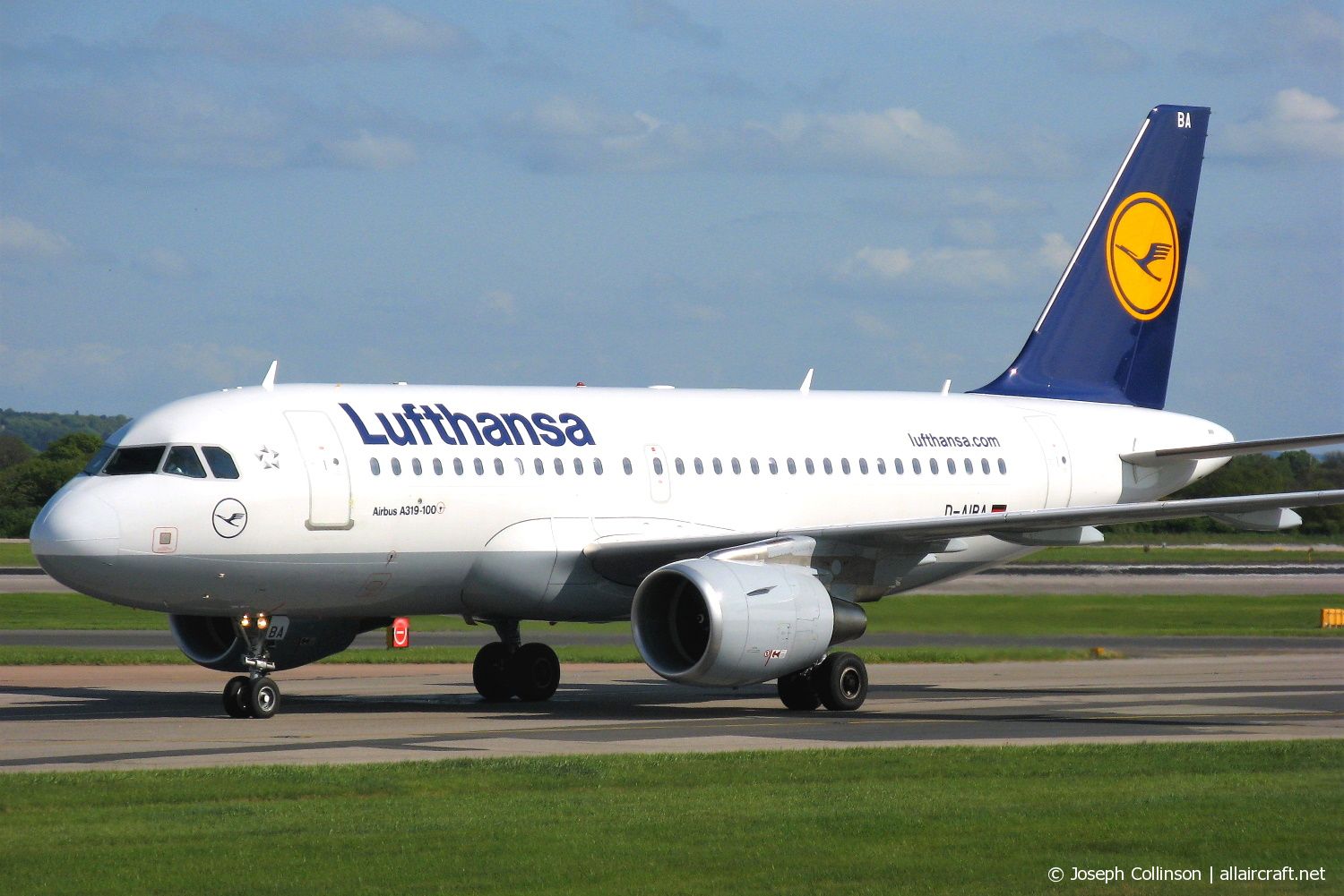 D-AIBA · Airbus A319-112 · (MAN / EGCC)