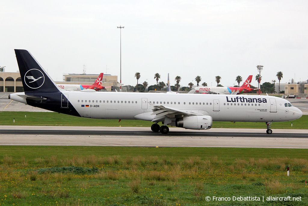 D-AIDN · Airbus A321-231 · (MLA / LMML)