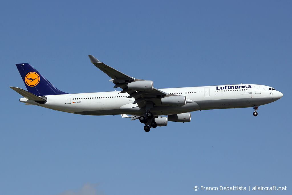 D-AIGM · Airbus A340-313 · (MLA / LMML)