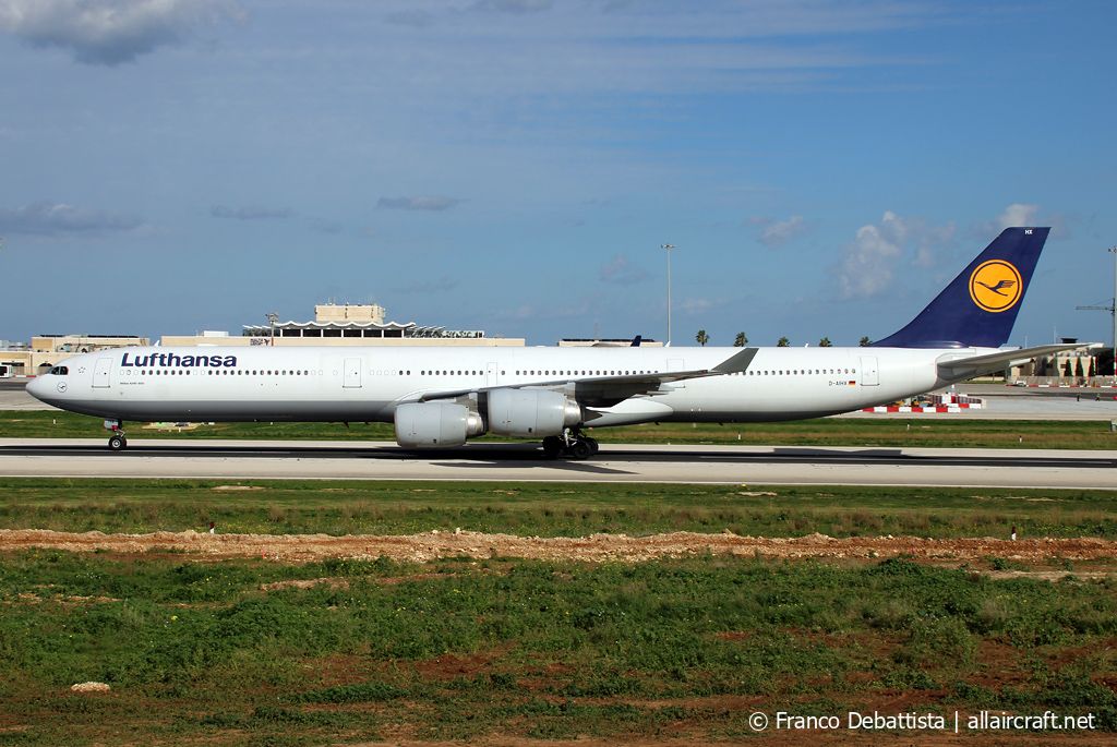 D-AIHX · Airbus A340-642 · (MLA / LMML)