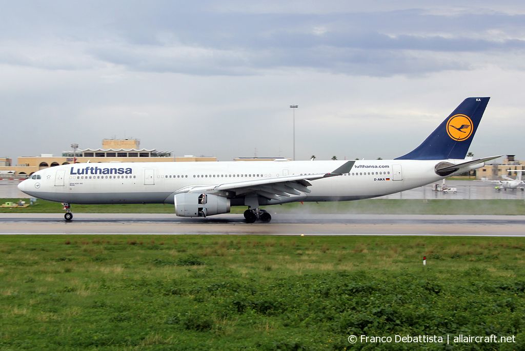 D-AIKA · Airbus A330-343 · (MLA / LMML)