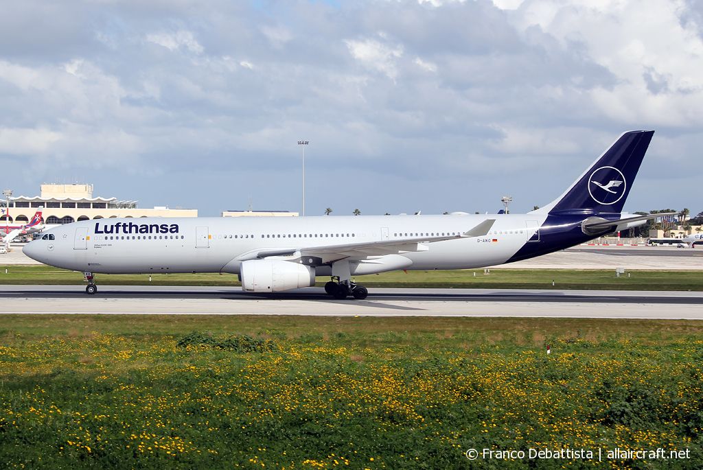 D-AIKO · Airbus A330-343 · (MLA / LMML)
