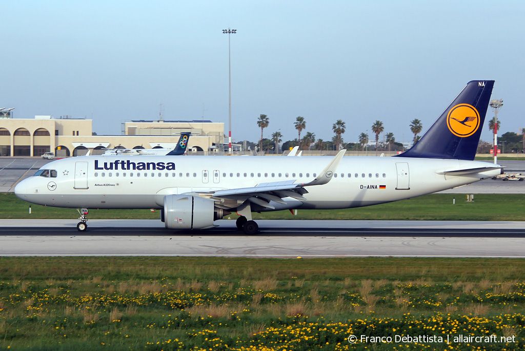 D-AINA · Airbus A320-271N · (MLA / LMML)
