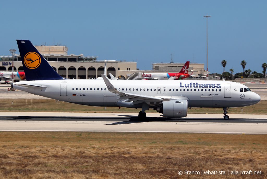 D-AINA · Airbus A320-271N · (MLA / LMML)