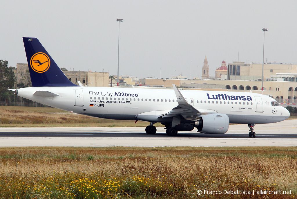 D-AINB · Airbus A320-271N · (MLA / LMML)
