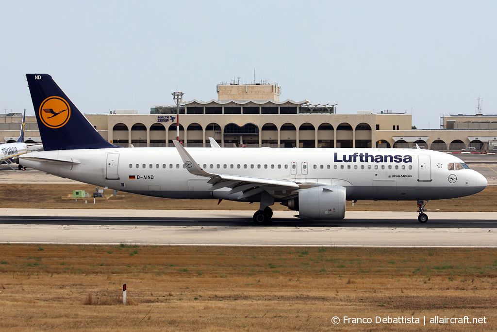 D-AIND (7078) 2016 Airbus A320-271N