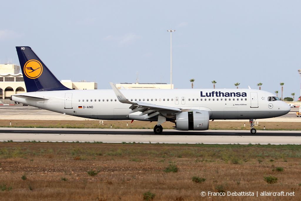 D-AIND · Airbus A320-271N · (MLA / LMML)