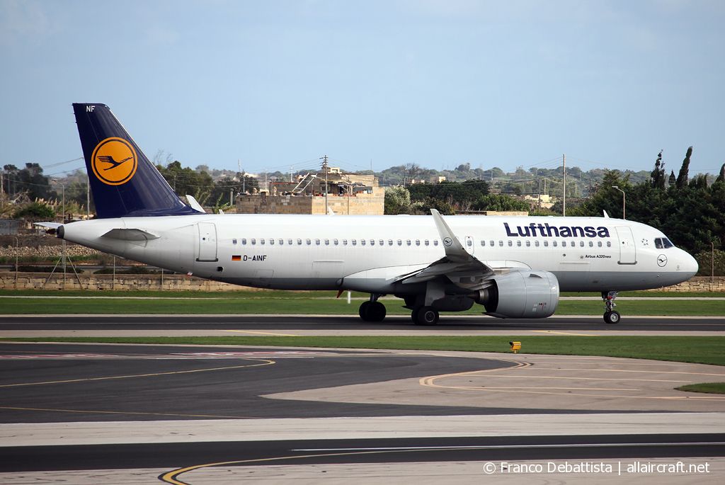 D-AINF · Airbus A320-271N · (MLA / LMML)