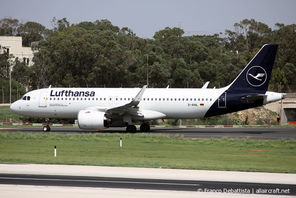 D-AINL (8383) 2018 Airbus A320-271N