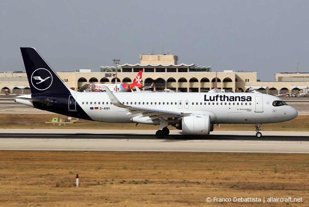 D-AINY · Airbus A320-271N · (MLA / LMML)