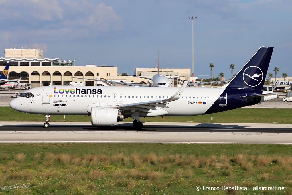 D-AINY · Airbus A320-271N · (MLA / LMML)