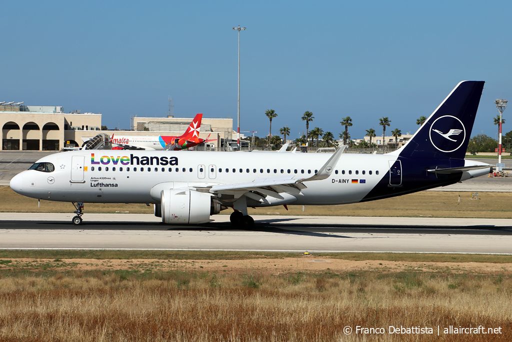 D-AINY (9453) 2020 Airbus A320-271N