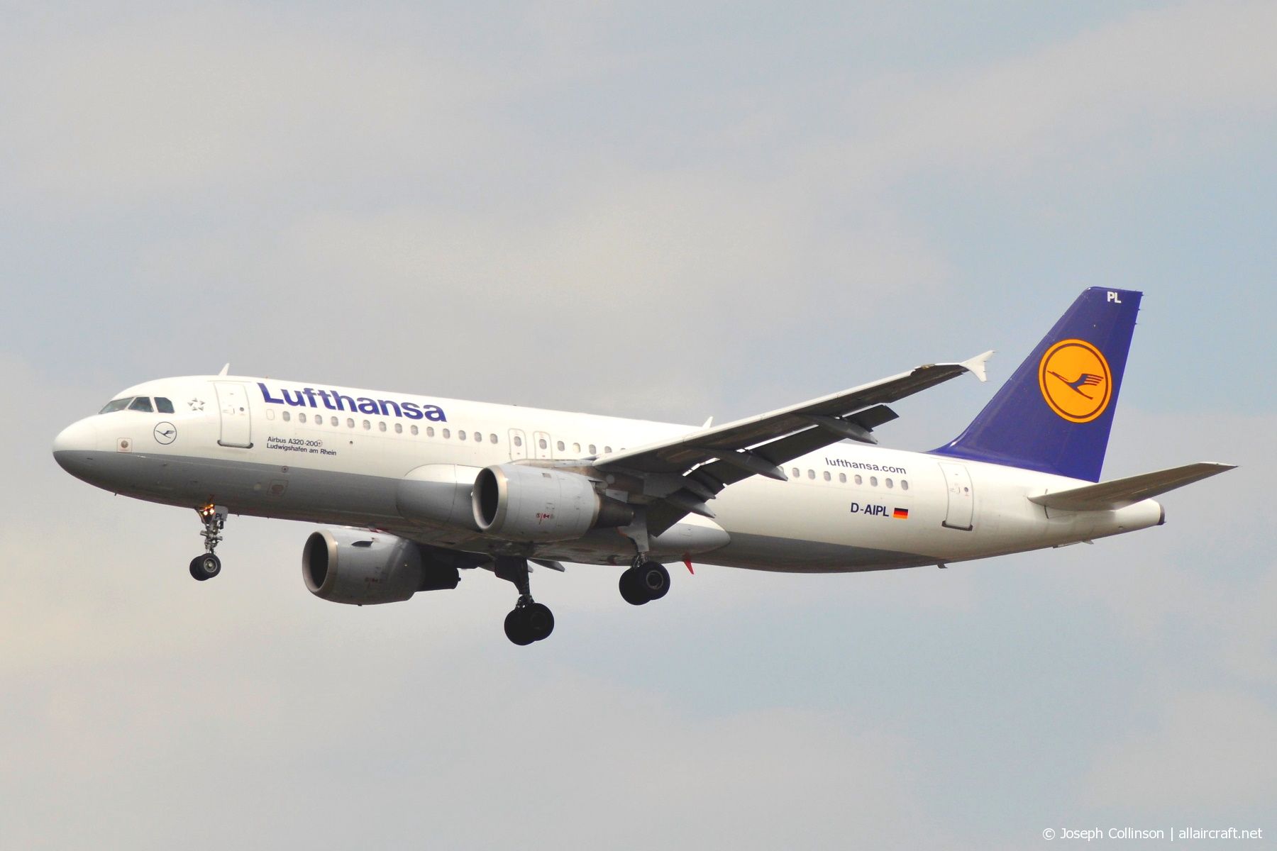 D-AIPL · Airbus A320-211 · (LHR / EGLL)