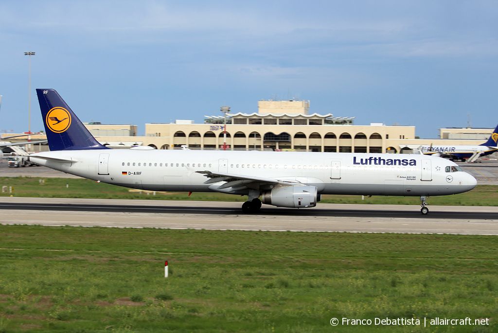 D-AIRF · Airbus A321-131 · (MLA / LMML)