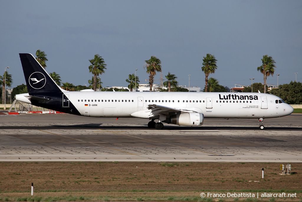 D-AIRK · Airbus A321-131 · (MLA / LMML)