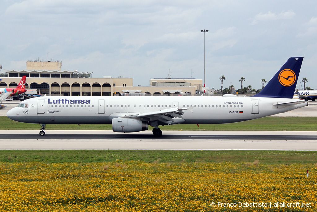 D-AISF · Airbus A321-231 · (MLA / LMML)