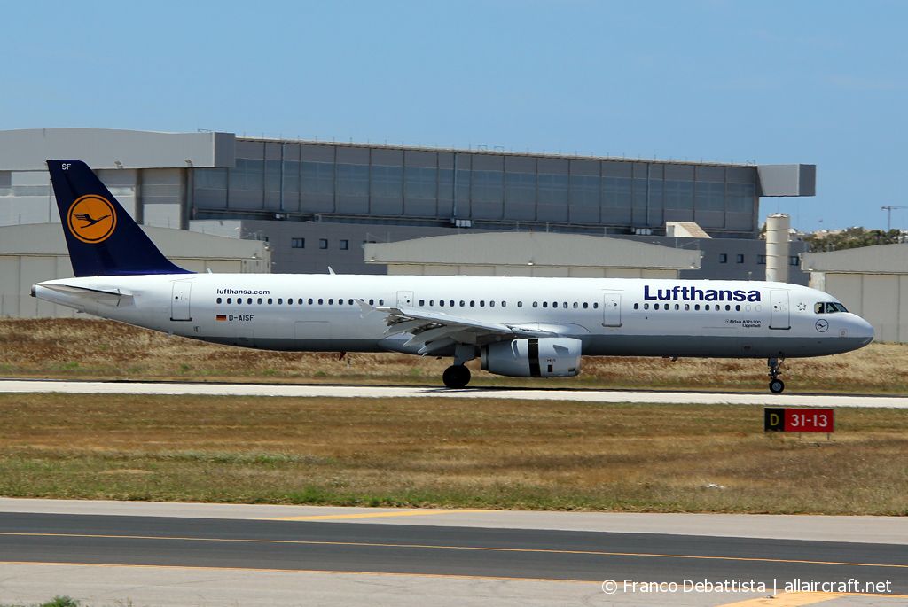 D-AISF · Airbus A321-231 · (MLA / LMML)