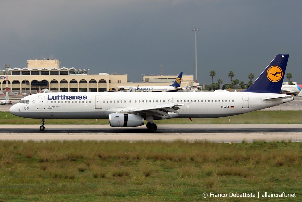 D-AISK (3387) 2008 Airbus A321-231