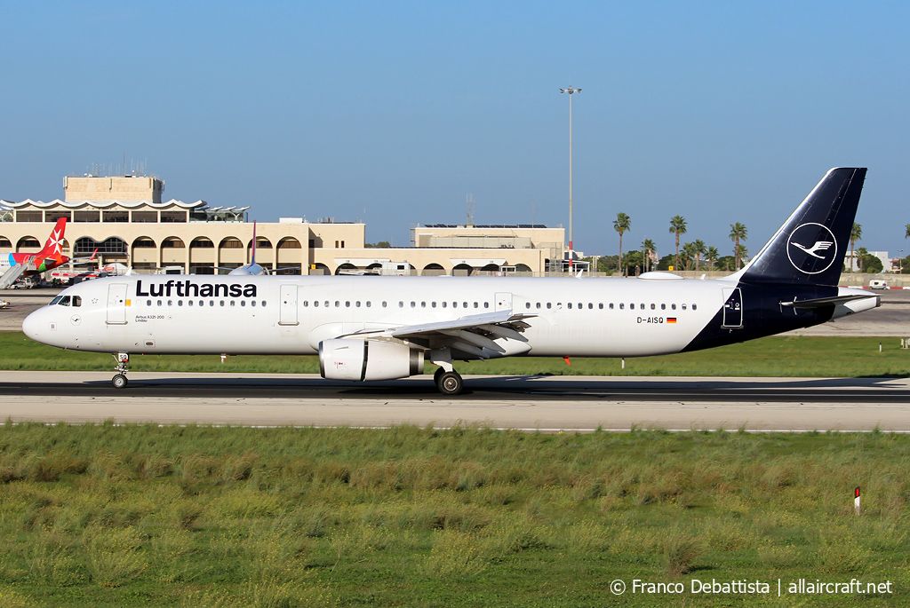 D-AISQ · Airbus A321-231 · (MLA / LMML)