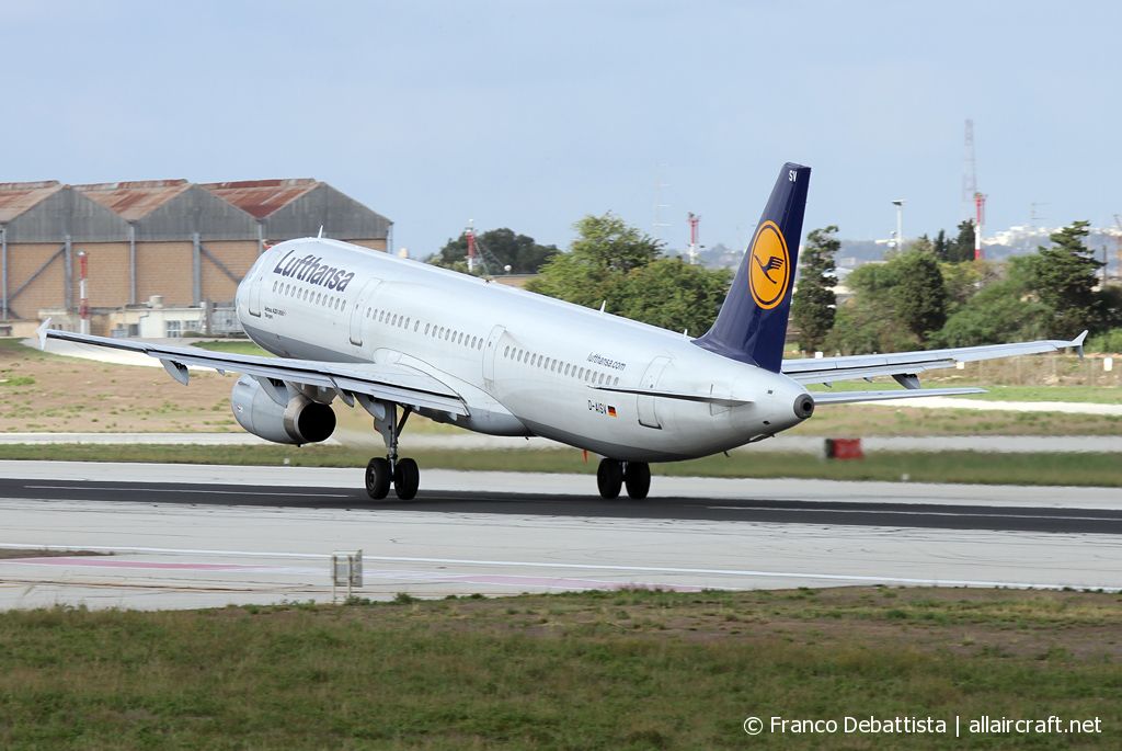 D-AISV · Airbus A321-231 · (MLA / LMML)