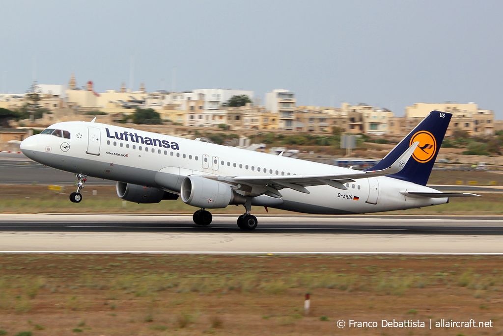 D-AIUS · Airbus A320-214(WL) · (MLA / LMML)