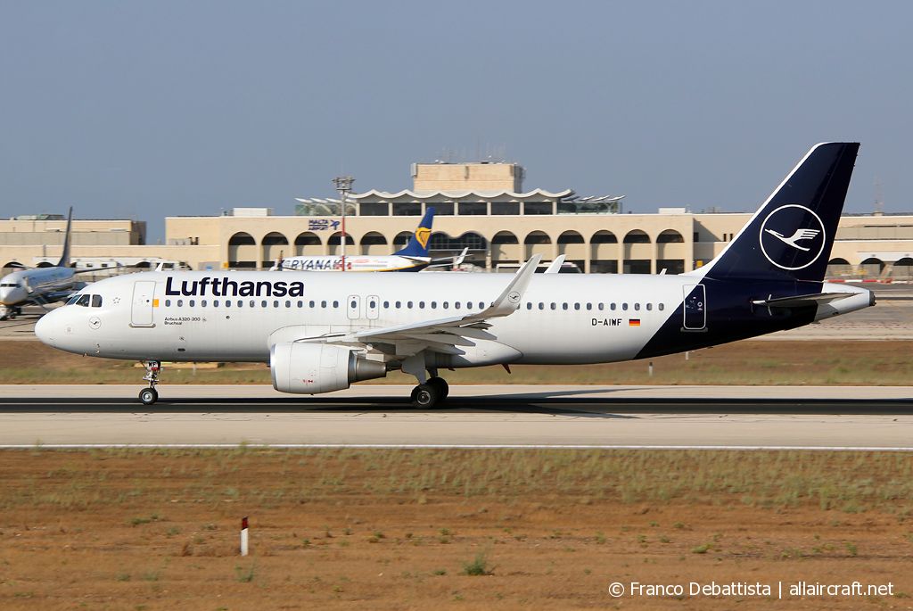 D-AIWF · Airbus A320-214(WL) · (MLA / LMML)