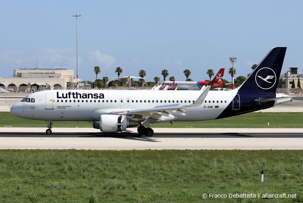 D-AIWI · Airbus A320-214(WL) · (MLA / LMML)