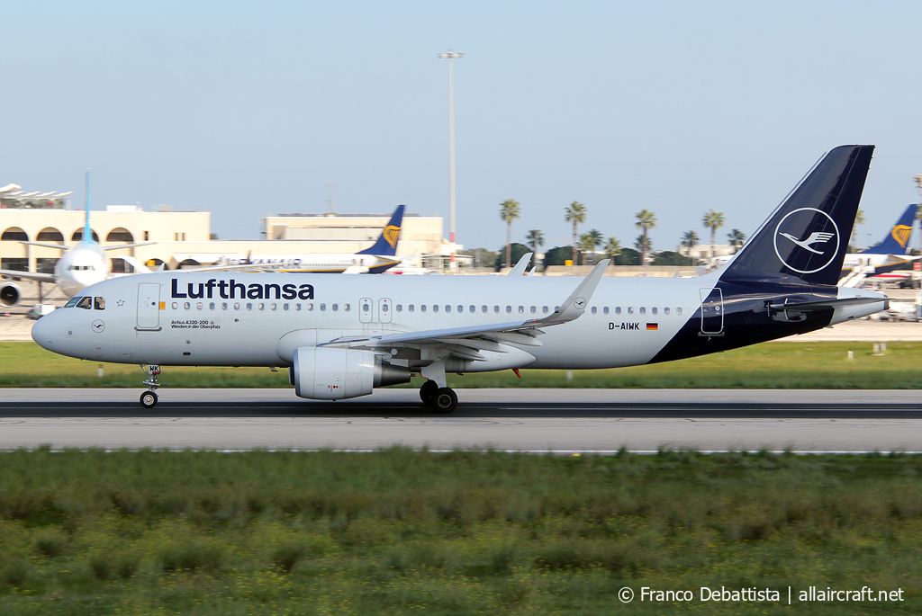 D-AIWK · Airbus A320-214(WL) · (MLA / LMML)