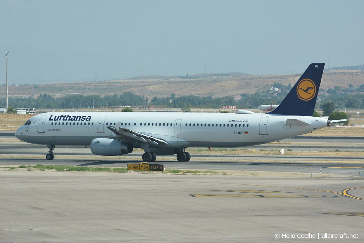 D-AIDE · Airbus A321-231 · (MAD / LEMD)