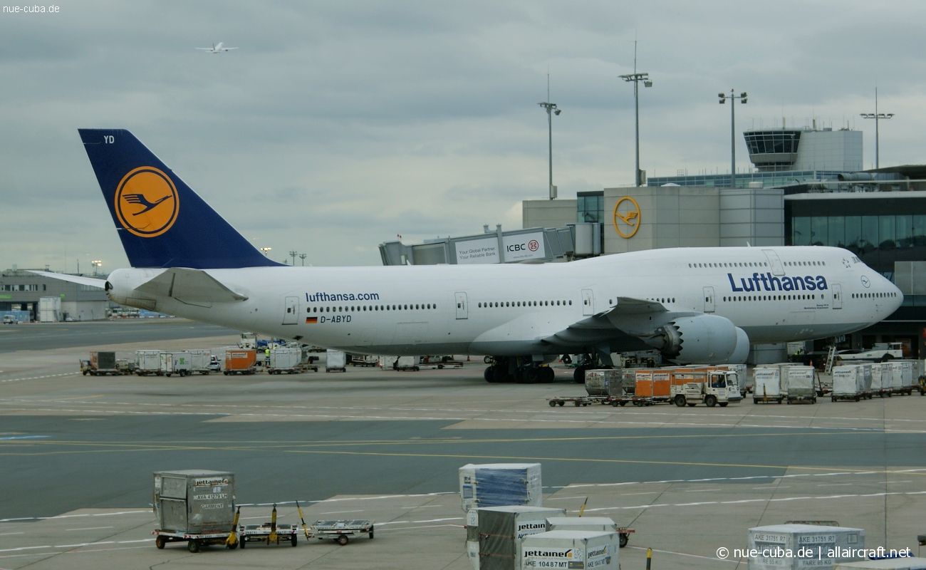 D-ABYD · Boeing 747-830 · (FRA / EDDF)