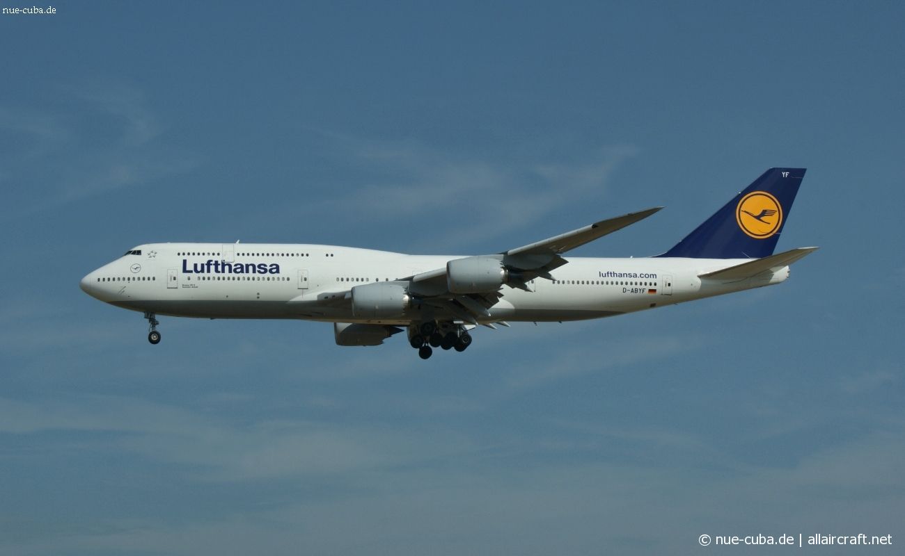 D-ABYF · Boeing 747-830 · (FRA / EDDF)