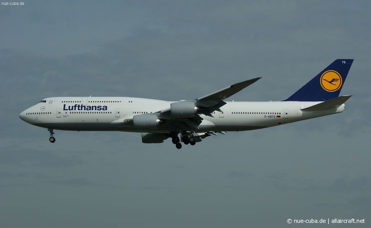 D-ABYS · Boeing 747-830 · (FRA / EDDF)