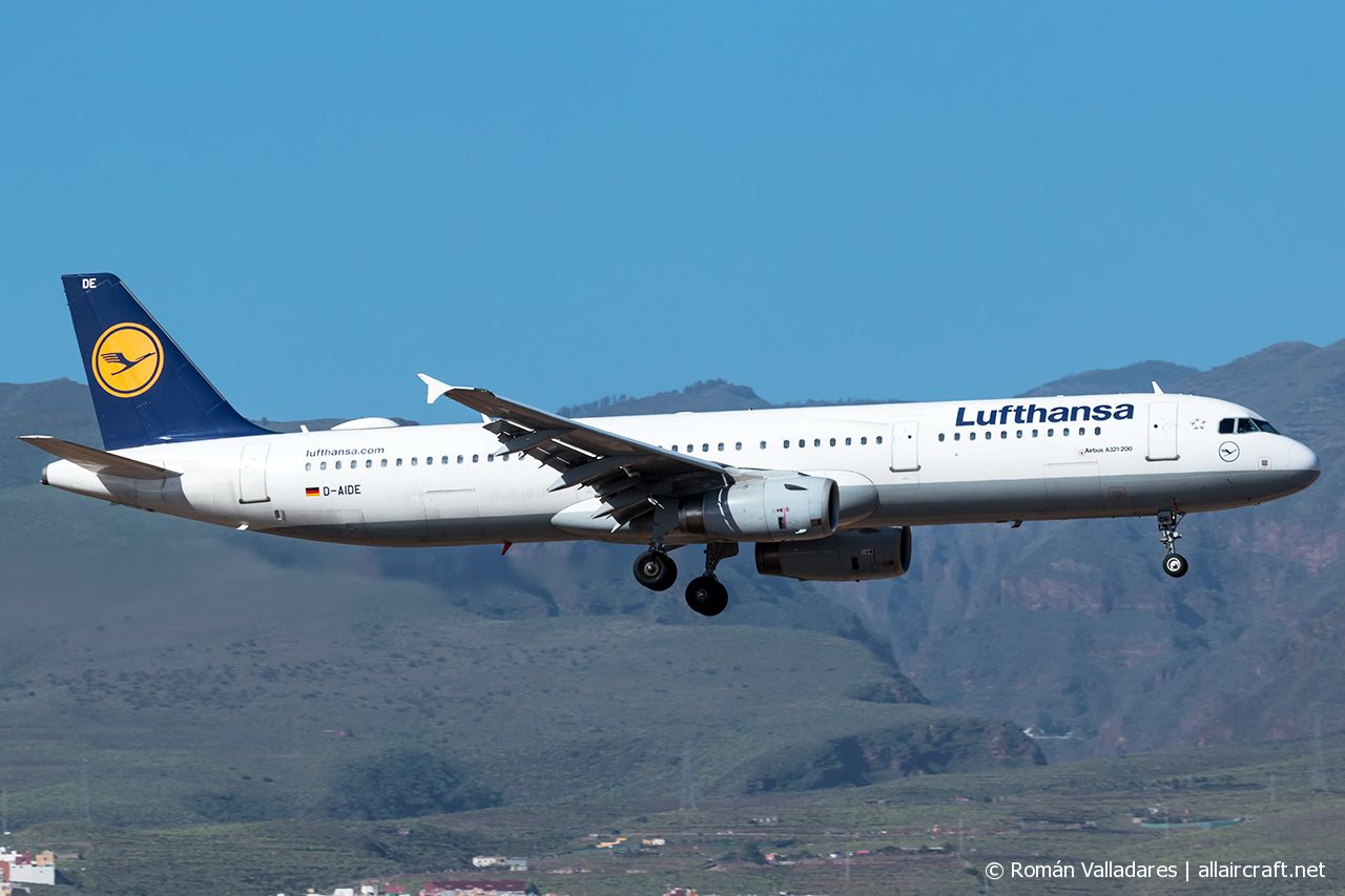 D-AIDE · Airbus A321-231 · (LPA / GCLP)