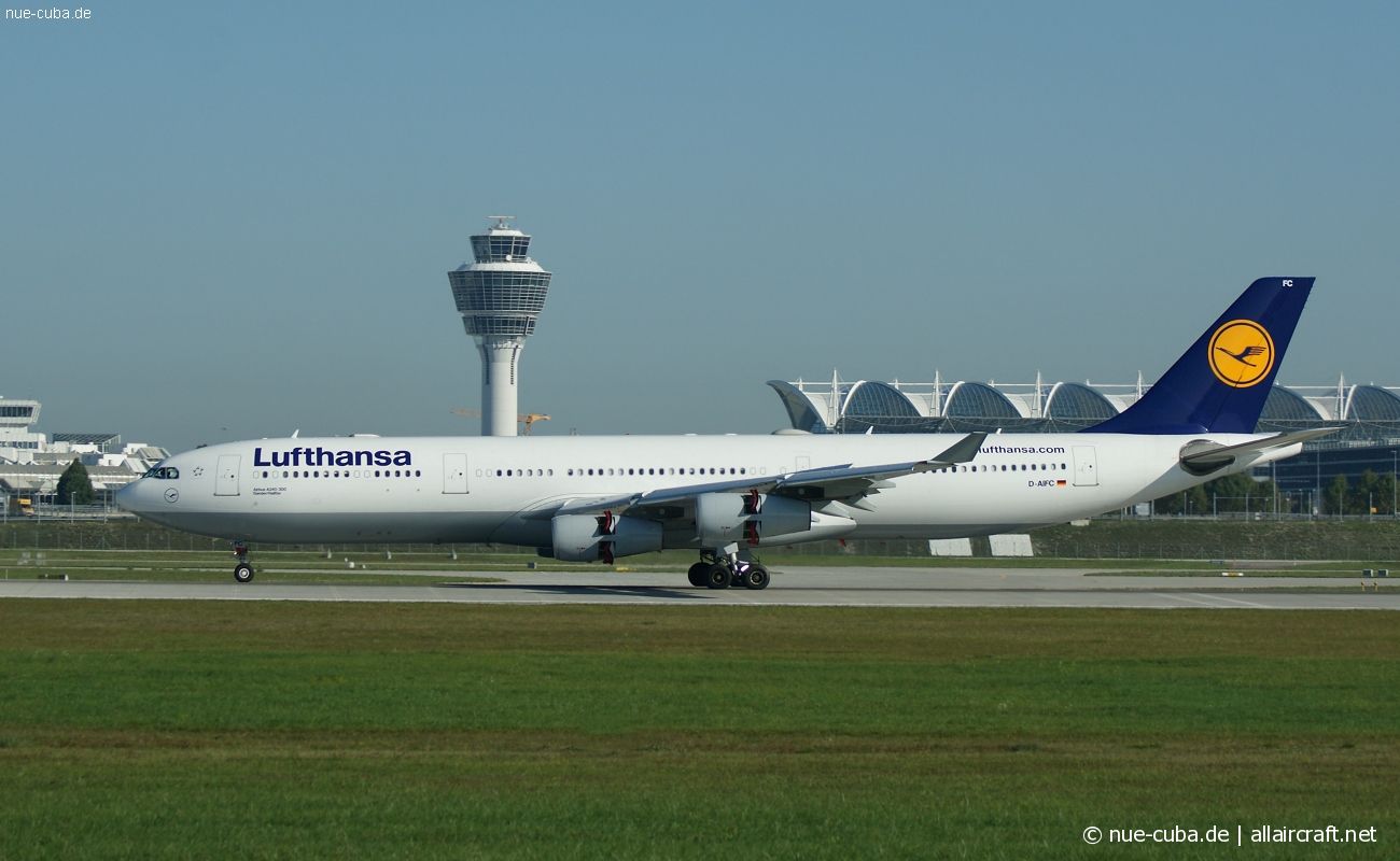 D-AIFC · Airbus A340-313 · (MUC / EDDM)