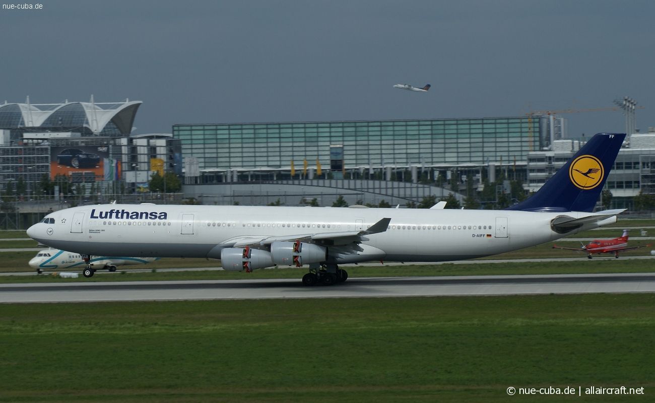 D-AIFF · Airbus A340-313 · (MUC / EDDM)
