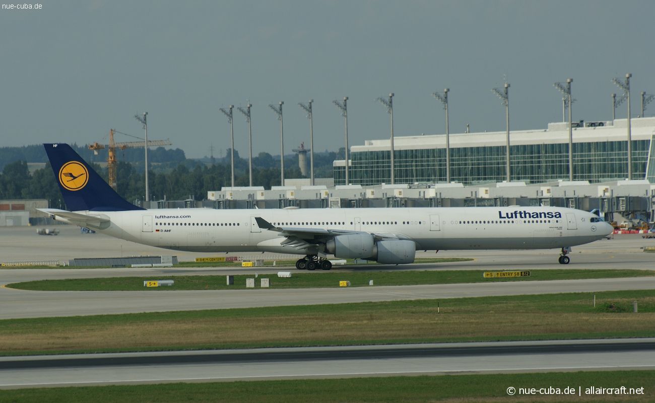 D-AIHF · Airbus A340-642 · (MUC / EDDM)