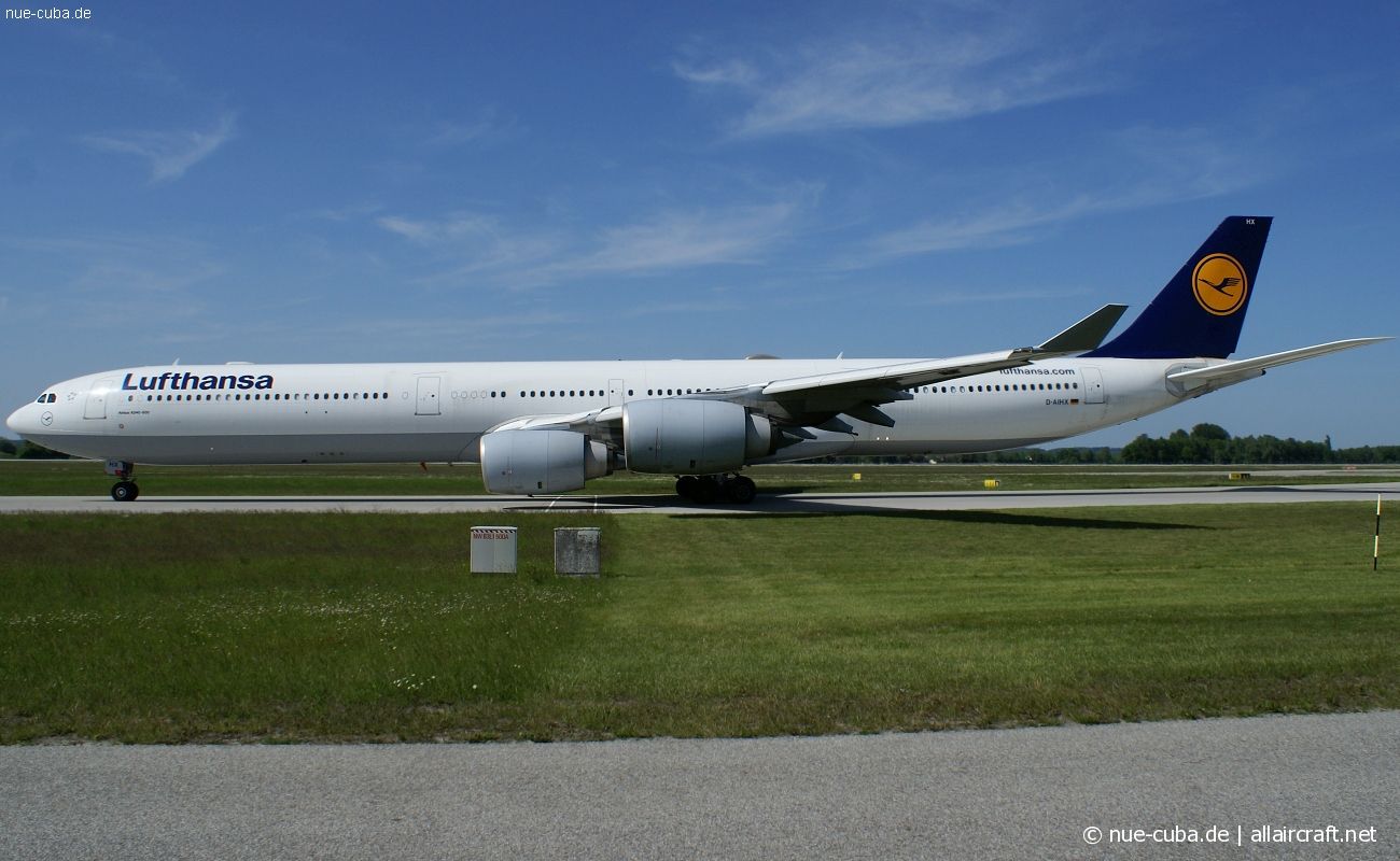 D-AIHX · Airbus A340-642 · (MUC / EDDM)