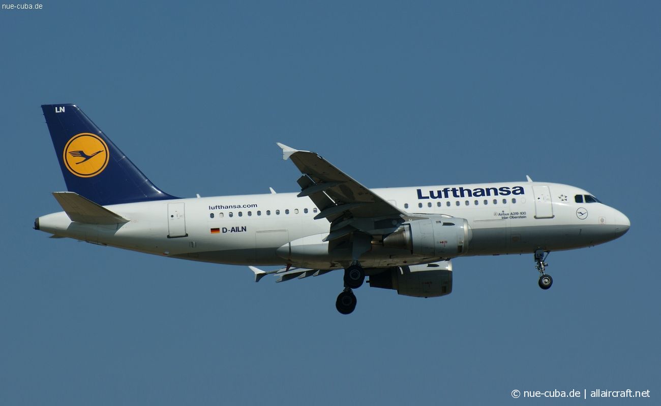 D-AILN · Airbus A319-114 · (NUE / EDDN)