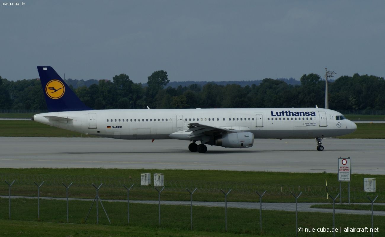 D-AIRB · Airbus A321-131 · (MUC / EDDM)