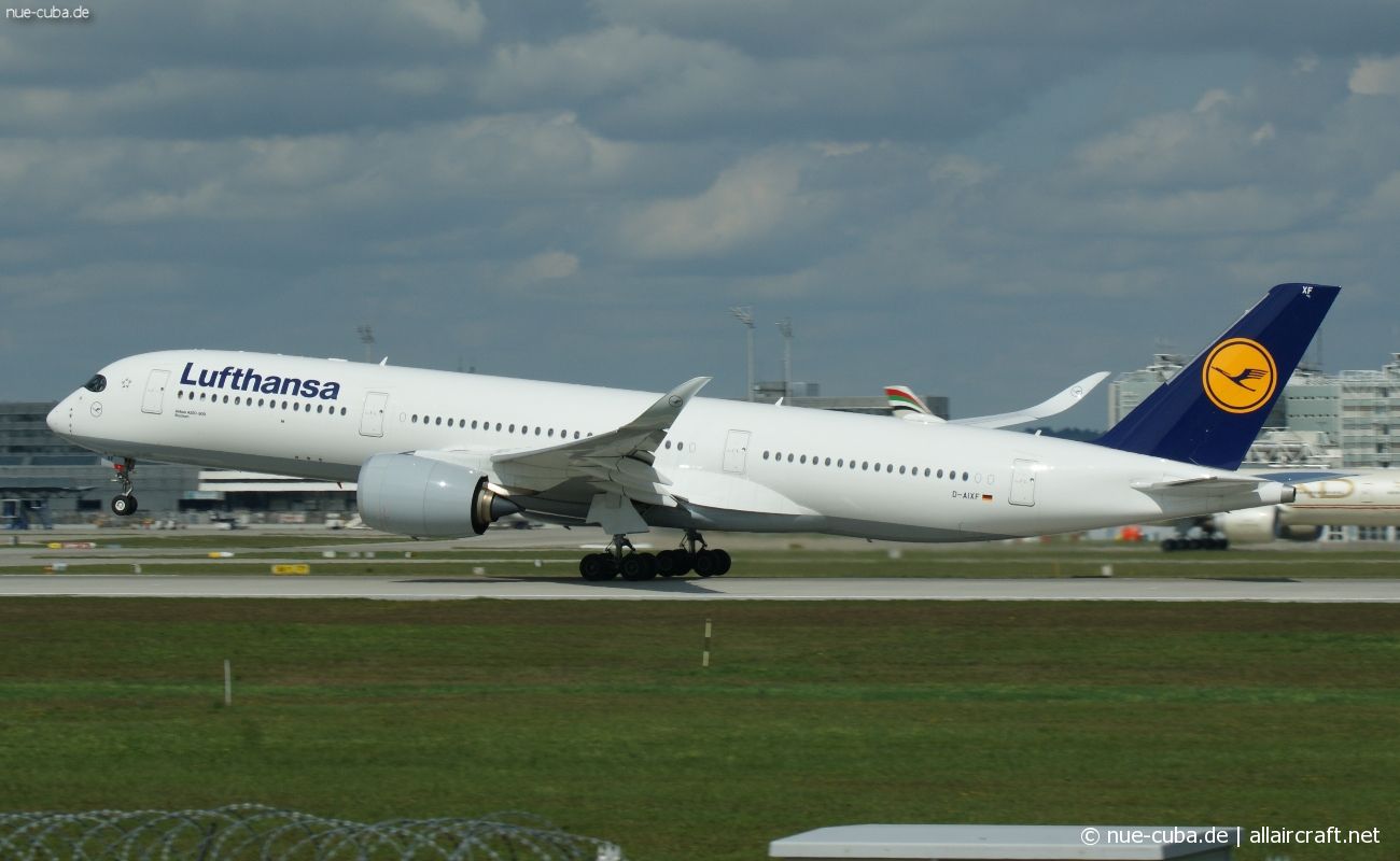 D-AIXF · Airbus A350-941 · (MUC / EDDM)