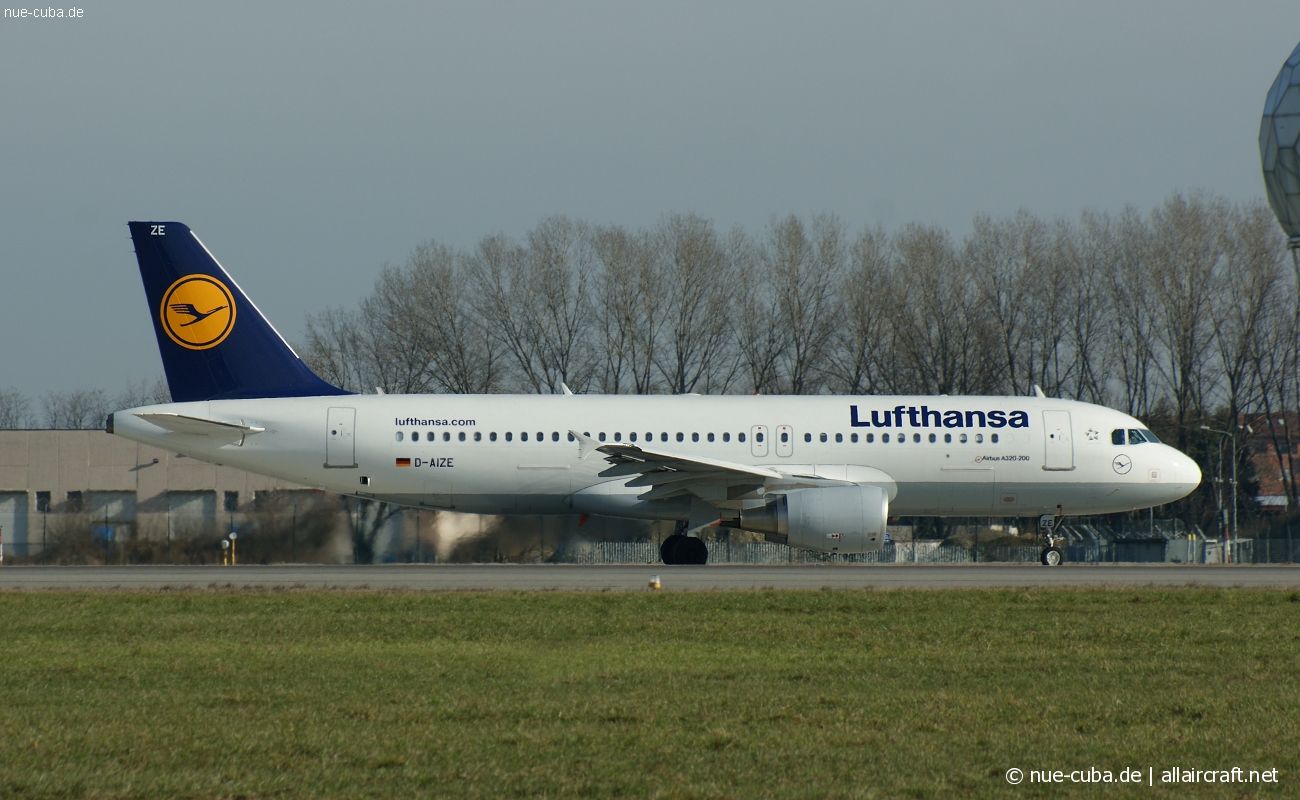 D-AIZE · Airbus A320-214 · (LIN / LIML)