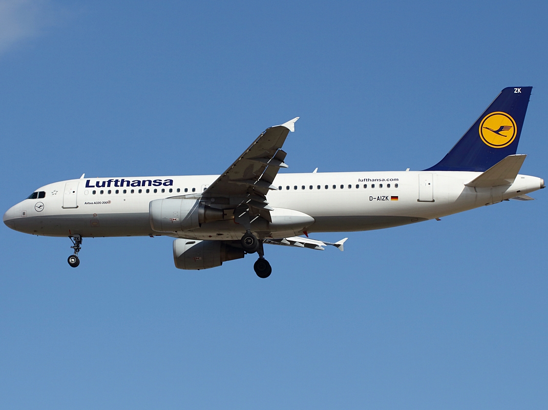 D-AIZK · Airbus A320-214 · (LPA / GCLP)