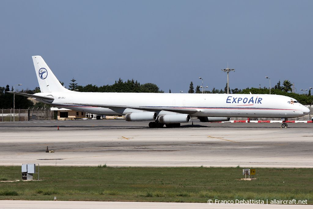 4R-EXJ · Douglas DC-8-63CF · (MLA / LMML)