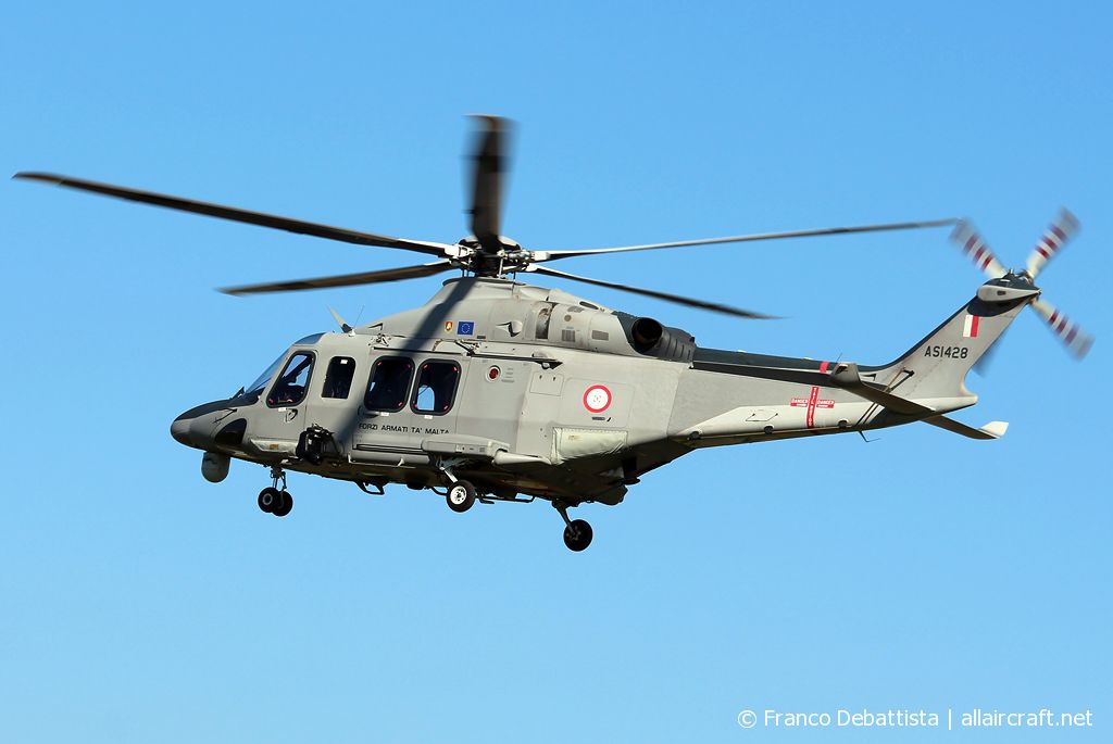 AS1428 · AgustaWestland AW-139 · (MLA / LMML)