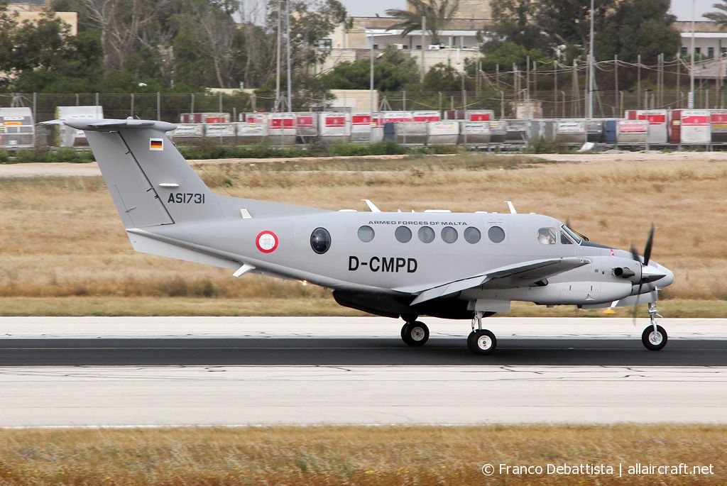 AS1731 · Beechcraft B200GT · (MLA / LMML)