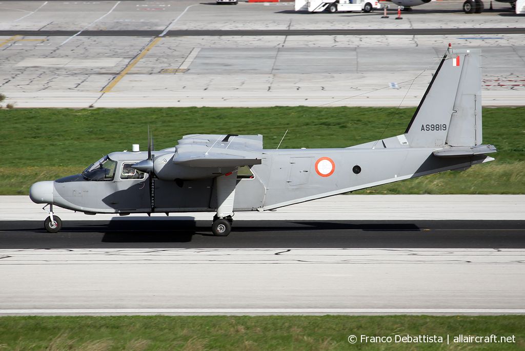 AS9819 · Britten-Norman BN-2T Turbine Islander · (MLA / LMML)