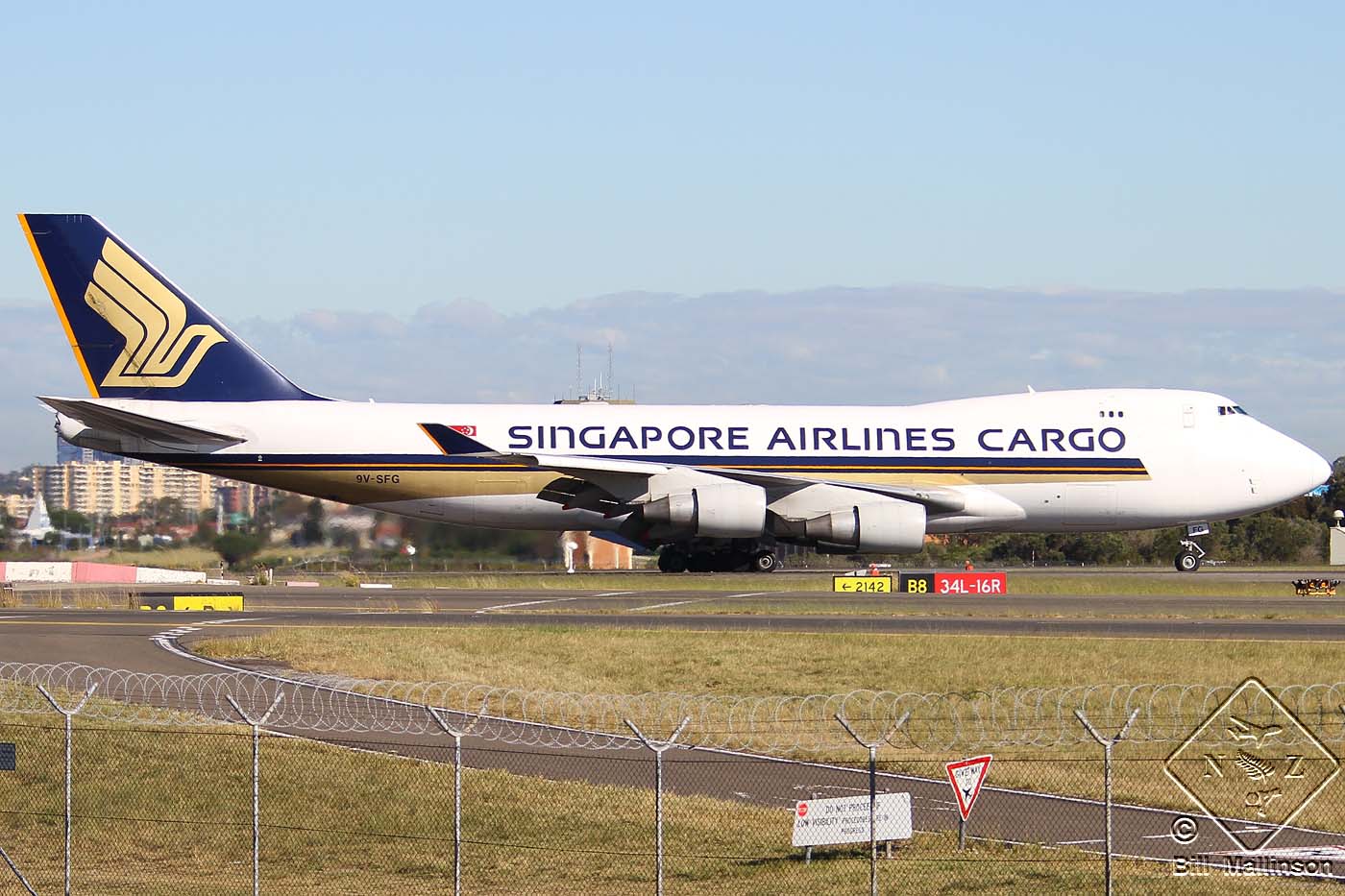 9V-SFG · Boeing 747-412F · (SYD / YSSY)