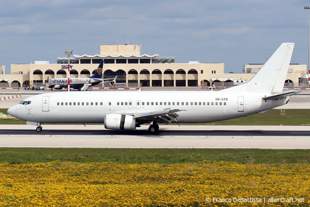 OM-GTD · Boeing 737-46J · (MLA / LMML)